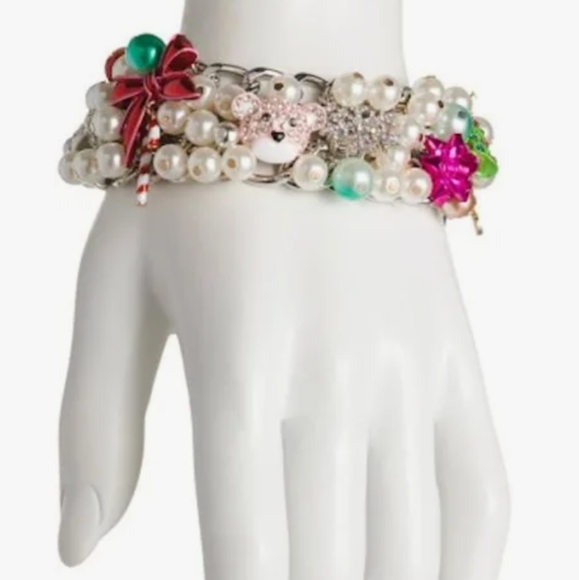 Betsey Johnson holiday polar bear Gift Bows Snowflake - Picture 9 of 9